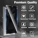 LZAYN 3+3 Pack Privacy Screen Protector Designed for Samsung Galaxy S25 Ultra With 3 Pack Camera Lens Protector,Full Coverage Anti-Spy Tempered Glass Film,9H Hardness,Bubble Free,Easy to Install