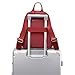 Backpack Purse for Women Ladies Nylon Bag Casual Daypack Travel Shopping Pack (A Style Wine Red)