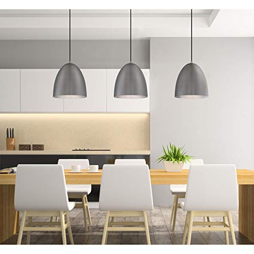 Westinghouse 6111400 Clover Transitional One-Light Indoor Pendant Light Dark Pewter Finish thumb #2