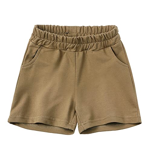 Toddler Kids Cotton Outfit Summer Boys Pullover Suit Girls Solid Color Long Sleeve Tops Gender Neutral Baby Clothes2