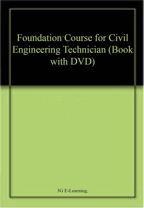 Buy Foundation Course for Civil Engineering Technician (Book with DVD) — BookShops.in