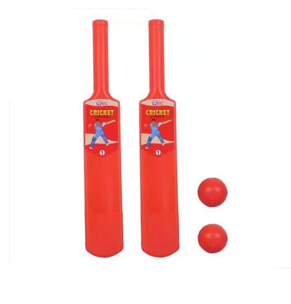 Anika Plastic Cricket Set For 1.5 To 3 Year Kids Bat & Ball (2 Bat, 2 Ball)(Any Color) Cricket Kit, Multicolor (B0CLH8CTXH) Amazon Price History, Amazon Price Tracker