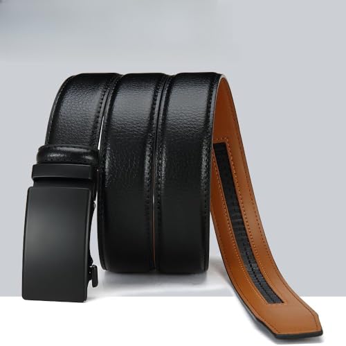 Trim-to-Fit 35 mm Slide Genuine Leather Belt Men Business Dress Casual Executive Classic Gift4