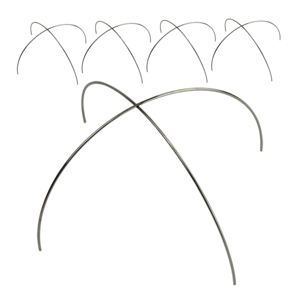 SOLUSTRE 5pcs Cross-design Plastic Wrap Holder Stainless Steel Stand Kitchen Film Support Easy to Use Store