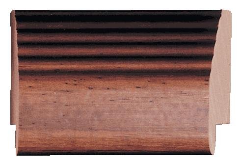 Picture Frame Moulding (Wood) 100ft Bundle - Contemporary Walnut Finish - 1.5