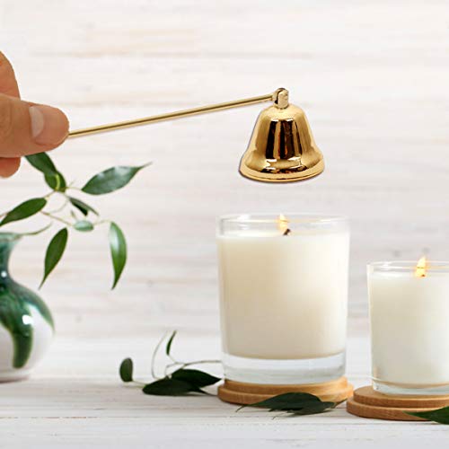 Aieve Candle Snuffer, Candle Accessories Candle Extinguisher Wick Snuffer Accessory With Long Handle, Automatic Candle Snuffer For Putting Out Flame Candle Scented Candles Aromatherapy Candles #TOP3