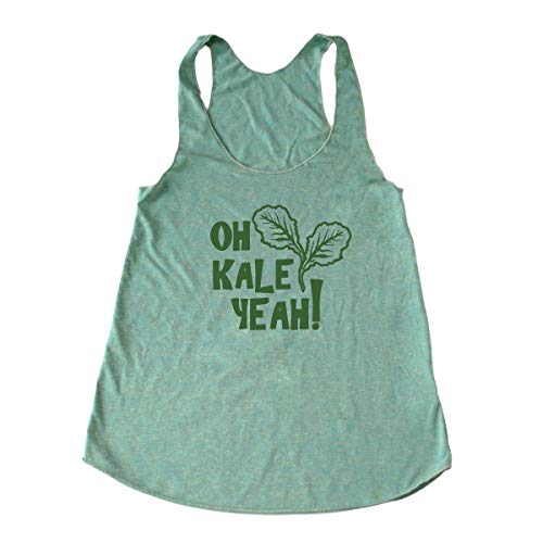 Women's Kale Tank Top - Oh Kale Yeah ® - Funny Vegan Tank #TOP10