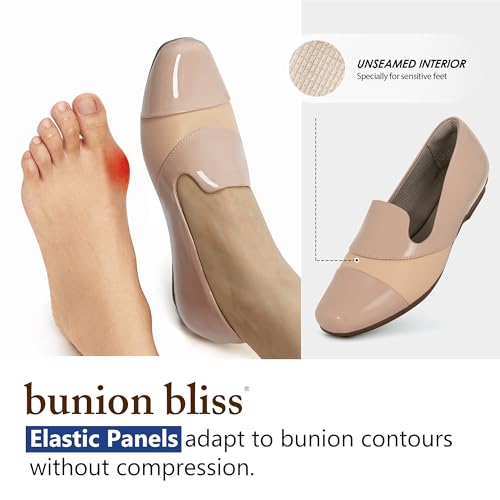 Image of Ortho + Rest Women Orthopedic Dress Shoes Bunions Loafers Slip On Orthotic Shoes