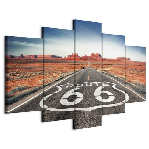 Quadro su tela Strutturata, Misura: di circa 200x100 cm - 5 pezzi (40x60 40x80 40x100 40x80 40x60) cm (LxA). Perfetto per abbellire la tua casa con stile e personalità. Un'aggiunta funzionale e decorativa per ogni ambiente domestico