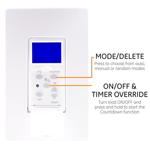 Ge 32787 Sunsmart Digital In-Wall Timer thumb #2