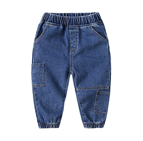 Vivobiniya Toddler Boy's Jeans Baby Trousers Kid Boys Pants Children's Clothes 3-7y