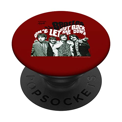The Beatles – Get Back Don’t Let Me Down PopSockets PopGrip Interchangeable - Les Beatles, Paul McCartney, John Lennon, RIngo Starr, George Harrison The Beatles - Get Back Don't Let Me Down PopSockets PopGrip Interchangeable