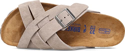 Image of Birkenstock Lugano Soft Footbed Suede Sandals
