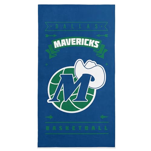 Northwest NBA Dallas Mavericks Beach Towel, 30" x 60", Hardwood Classics