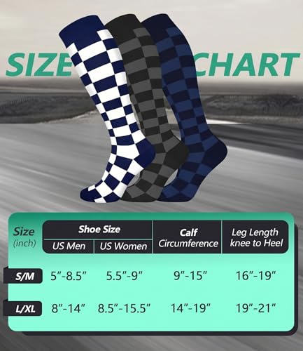 Image of FuelMeFoot 3 Pack Copper Compression Socks - Compression Socks Women & Men Circulation - Best for Medical,Running,Athletic