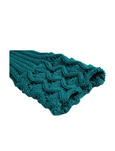 Image of uxcell Women's Knitted Design Solid Warm Thick Knee High Length Ribbed Leg Warmers