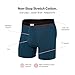 SAXX Underwear Co. Men's Non-Stop Stretch Cotton Boxer Brief Fly, Hurricane, Large