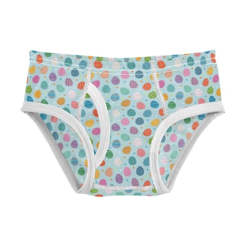 Boys' Exclusive Briefs Toddler Underwear 95% Combed Cotton Boxerbriefs 2T Easter Egg Pattern 69