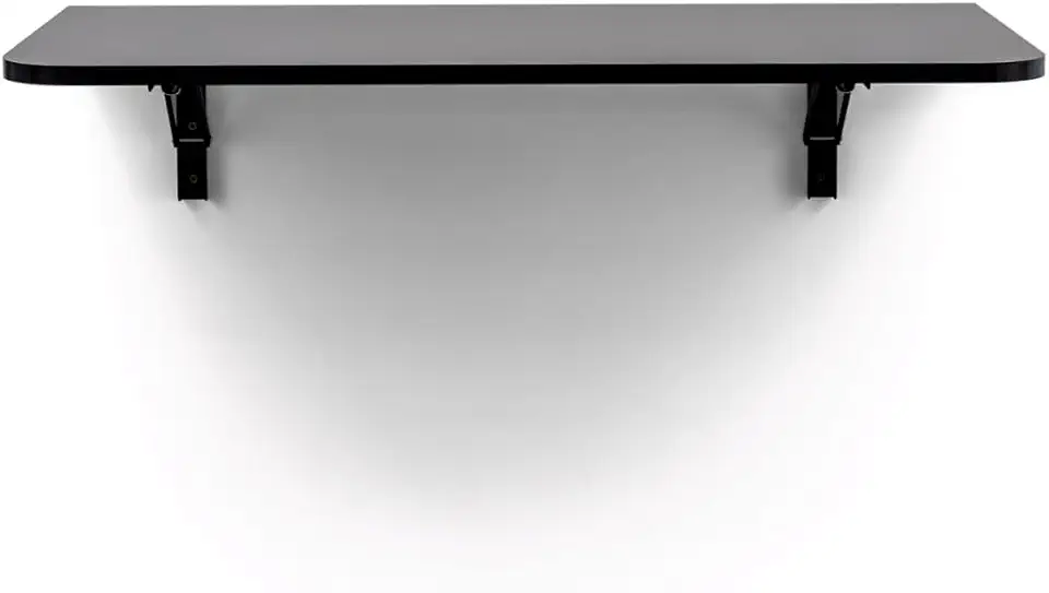 Mesa Dobrável Premium 80X40 CM Preta Bemfixa