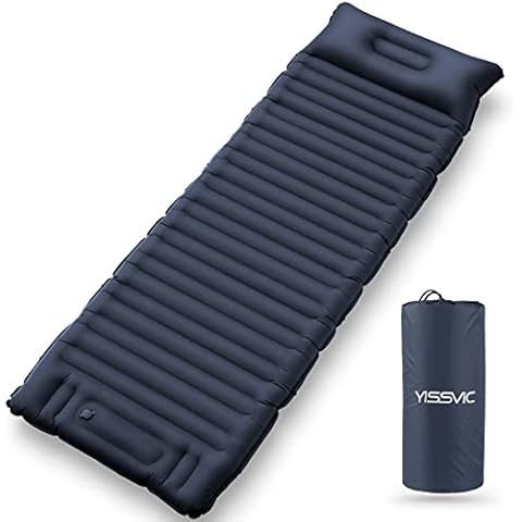 YISSVIC Camping Mat Inflatable Sleeping Mat Ultralight Sleeping Pad Compact Lightweight Camping Mattress for Backpacking Hiking Outdoor Cover