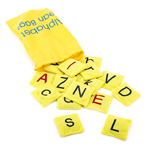 Image of Educational Insights Alphabet Beanbags - ABC Learning Toys for Kids Ages 3-5, Toddler Letter Learning, Alphabet Toys and Phonics Manipulatives for Preschoolers, Gross and Fine Motor Sensory Letters