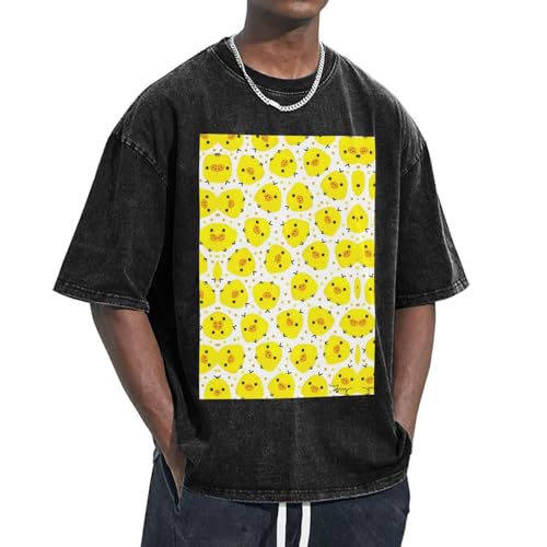 Maillot de corps homme Yellow Chicken col rond et manches courtes