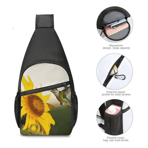 Bolso cruzado casual unisex para senderismo y viaje miniatura 5
