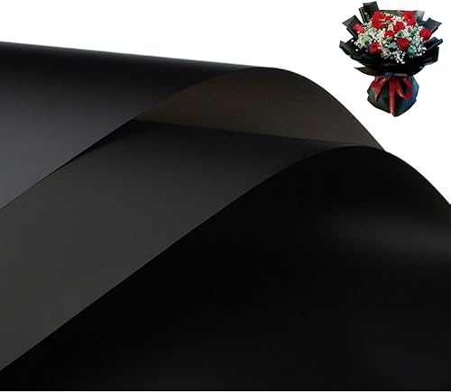 Miniatura 1 de JPORSHU 20 piezas de papel de regalo de flores de color sólido, papel de regalo impermeable para ramo de flores, embalaje de regalo para embalaje de