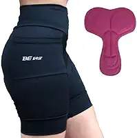 Bermuda Ciclista Feminina Forro com 2 Bolsos Short Bike