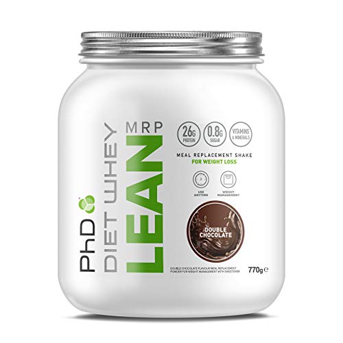 PhD Nutrition Diet Whey Lean Meal Replacement Powder, Double Chocolate