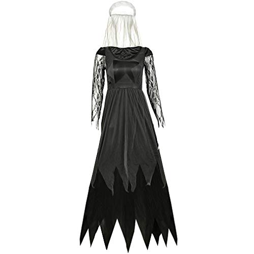 Image of Halloween Women Costumes Black Bat Fallen Angel Devil Vampire Witch Dress Adult Cosplay Accessories