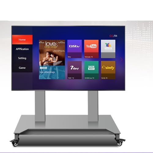 Soporte móvil motorizado para TV ajustable en altura miniatura 3