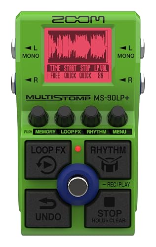 Zoom MS-90LP+ MultiStomp Looper Pedal with 90-Minute Loops, 13-Hour Recording, High-Fidelity 32-Bit...