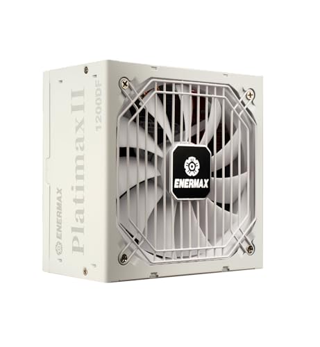 ENERMAX PLATIMAXII 1200W Snow White |80 Plus Cybenetics Platinum|alimentatore completamente modulare ATX 3.1 PCIe 5.1 12V-2x6 |silenziosa ventola DF-135 mm 60% semi-Fanless | 105°C jap. Caps | - Alimentatore - Immagine 1