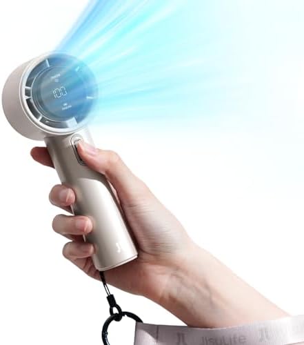 Smiling Shark TF-01 Turbo Handventilator - 10m/s Wind, 12H Laufzeit