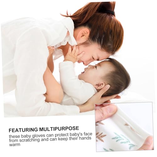 BESPORTBLE 7 Pairs Scratch Face Mittens Soft Cotton Gloves for Gentle Protection Comfortable Fit for Newborns and Boy Girl Durable and Mittens4