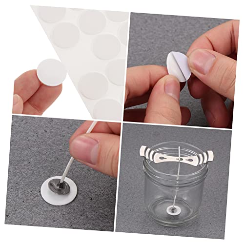 Set adhesivos para mechas de vela 20 piezas ORFOFE miniatura 3