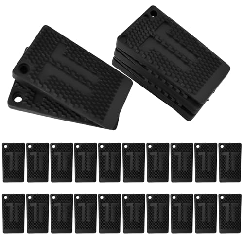 20 calzas de plástico, niveladores y almohadillas para muebles, mesas, sillas, frigoríficos, armarios, puertas