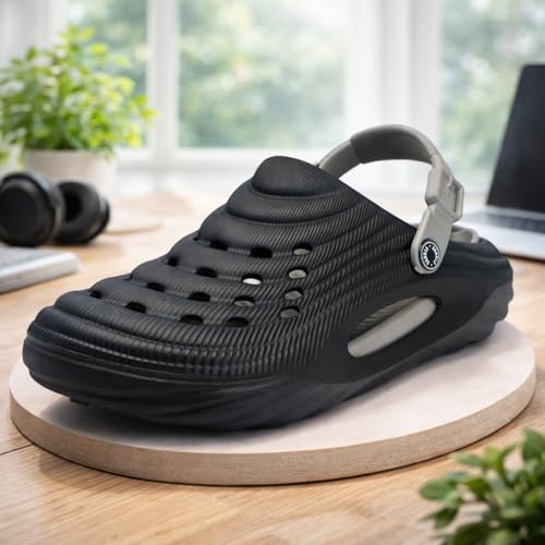 Image of FitFusion Clogs for Men & Women | Slip-On Casual Footwear with Adjustable Strap | Lightweight & Comfortable