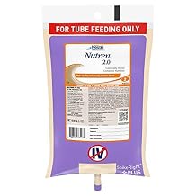 Nestle Nutren 2.0 Tube Feeding Formula Unflavored 1000 mL Ready to Hang Prefilled Container 6 Ct
