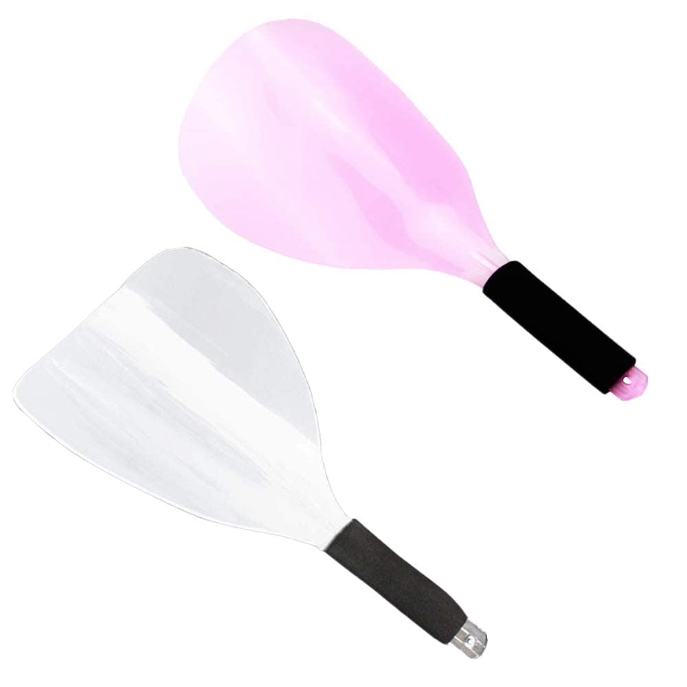 2Pcs Professional Plastic Anti-Slip Hair Salon Hairdresser Styling Mask - Face Shield Haircut Cover Eyes Protector for Makeup Hair Coloring White Pink, 10 Years
