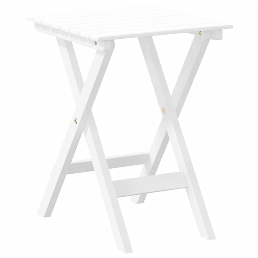 Homgoday Sedia a dondolo con tavolo pieghevole in legno massello di pioppo bianco, sedie da giardino, bistro sedia seduta per terrazza balcone adatte per uso interno ed esterno mobili