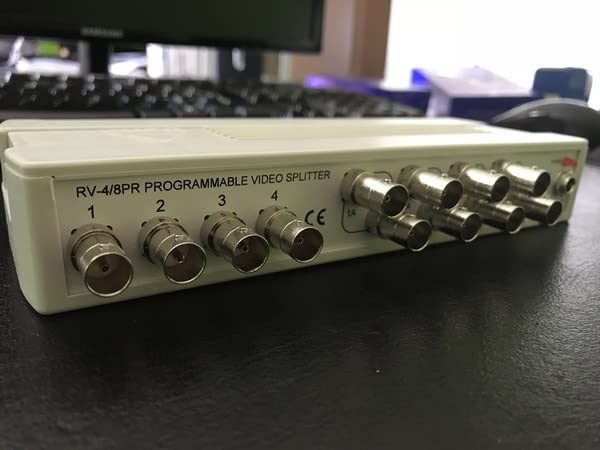 Répartiteur Splitter Video 12 V BNC 4 IN – 8 OUT – configurable – analogique (4 en - 8 outs)