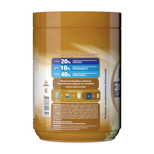Nutra Senior Adulto 50+ Complemento Alimentar 800g - 28 Vitaminas e Minerais (Baunilha)