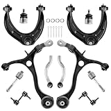maXpeedingords 12PC Front Suspension Kit for Honda Accord 2008-2012, Front Upper Lower Control Arms w/Ball Joints Sway Bar End Links Outer Inner Tie Rod Ends, K641112 K641113 K620614 K620615