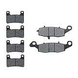 KMG Front + Rear Brake Pads for 2006-2011 Suzuki VZR 1800 Boulevard M109R M109 - Non-Metallic Organic NAO Brake Pads Set