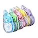 5 Pcs Correction Tape, Large Capacity Adhesive Rollers, Portable White Out Tape Correction Rollers for School, Office