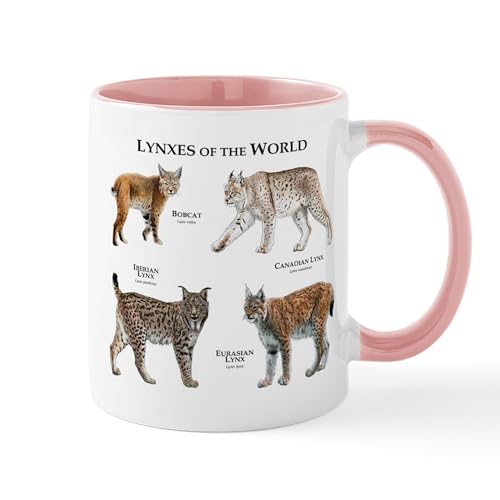 Taza de cerámica de 11 oz con diseño Lynxes of The World miniatura 1