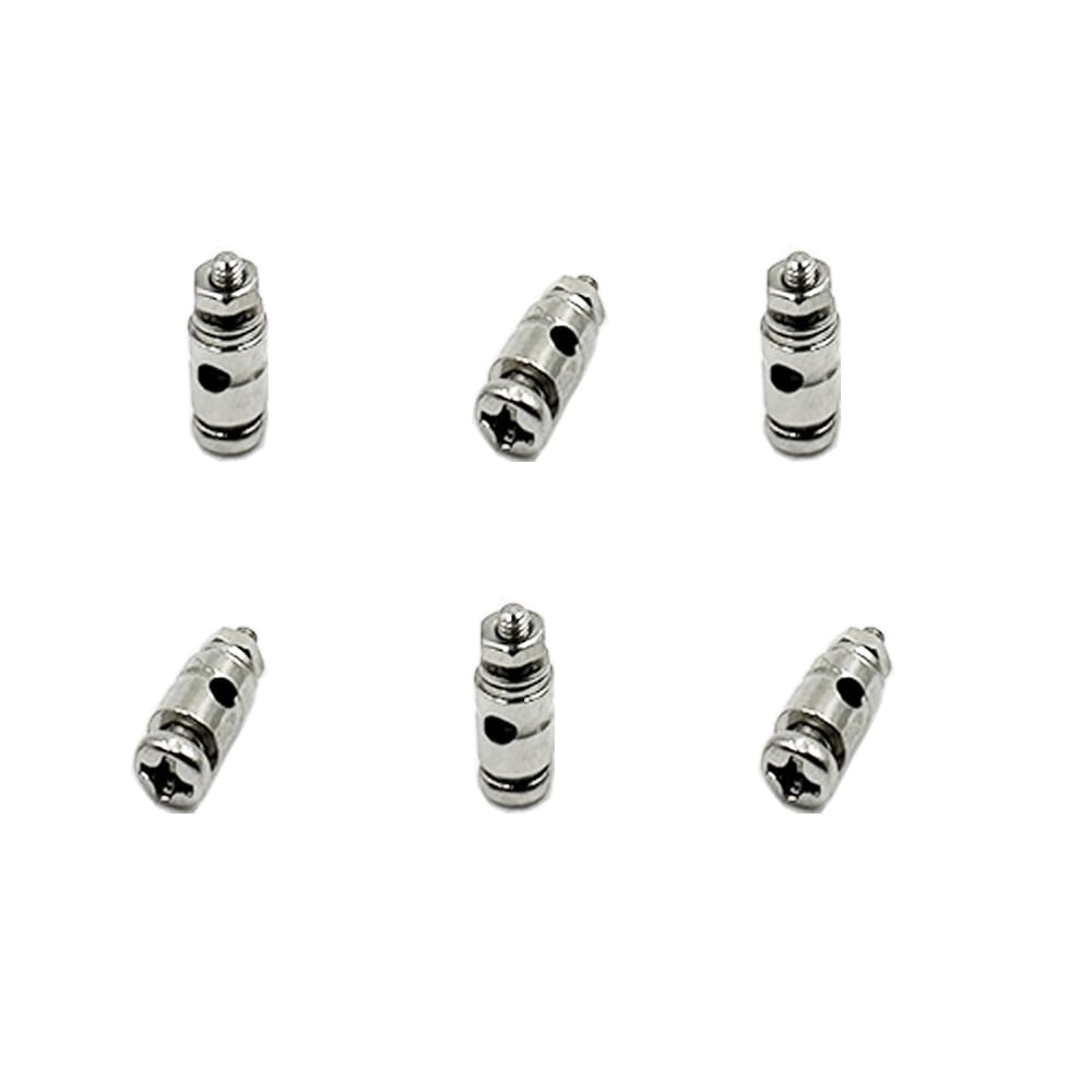 URIMPAVIDO 6PCS 2.1mm RC Airplane Adjustable Pushrod Connector Push Rod Linkage Stopper for DIY Model Toy Plane RC Airplane Helicopter Parts (2.1mm)