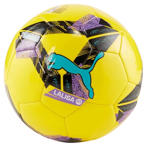Mini ballon de football PUMA Orbita Laliga unisexe Pelé Yellow AH24 taille mini